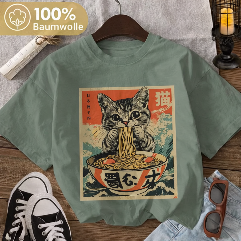 Catson RamenNeko - Damen T-Shirt