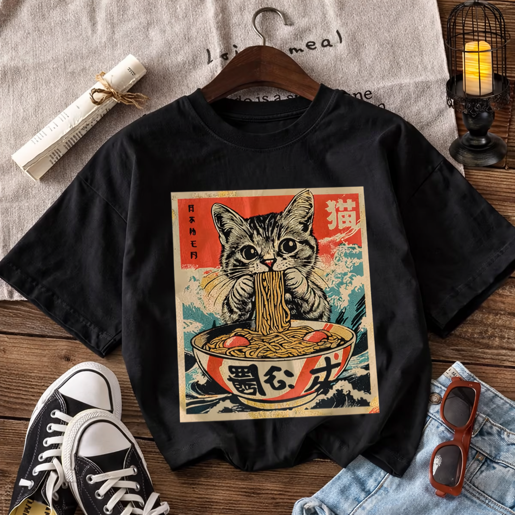 Catson RamenNeko - Damen T-Shirt