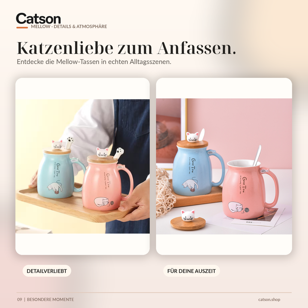 CATSON Mellow Keramiktassen in Wohn- und Geschenkambiente