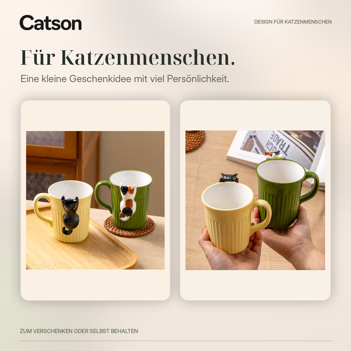 CATSON PawCup – Geschenkidee für Katzenmenschen