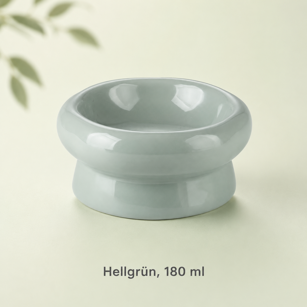 Catson Tango™ Keramik-Futternapf in Hellgrün mit 180 ml Fassungsvermögen